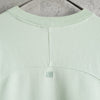 Ami Paris Ami Paris 爱心徽标刺绣运动衫 淡色薄荷绿