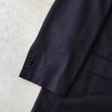 ジバンシィ ヴィンテージ シングル テーラードジャケット 背抜き ネイビー - NEWSED