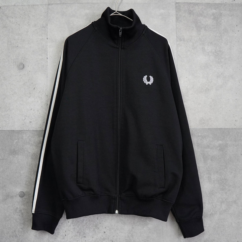 フレッドペリー ヴィンテージ バックビジューロゴ トラックジャケット ブラック - NEWSED