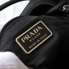 Prada 黑色三角形徽标尼龙手提包