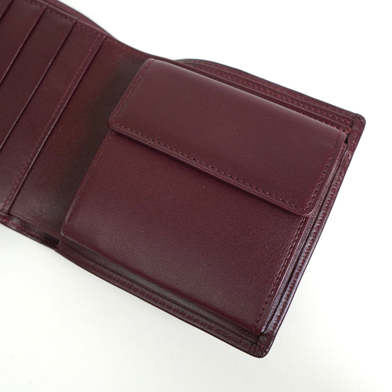 カルティエ マスト レザー 二つ折り財布 ボルドー - NEWSED