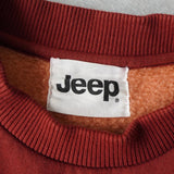 ジープ エンボスロゴ スウェット ブラウン - NEWSED