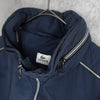 ラコステ スポーツ バイカラー ナイロンジャケット ブルゾン ロゴパッチ ネイビー/グレージュ