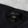 Jean Paul Gaultier Femme 黑色条纹单排扣修身夹克和裙子套装