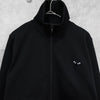 プレイ コムデギャルソン ハートロゴ トラックジャケット ブラック