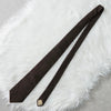 Christian Dior Vintage Shadow Trotter 领带，棕色