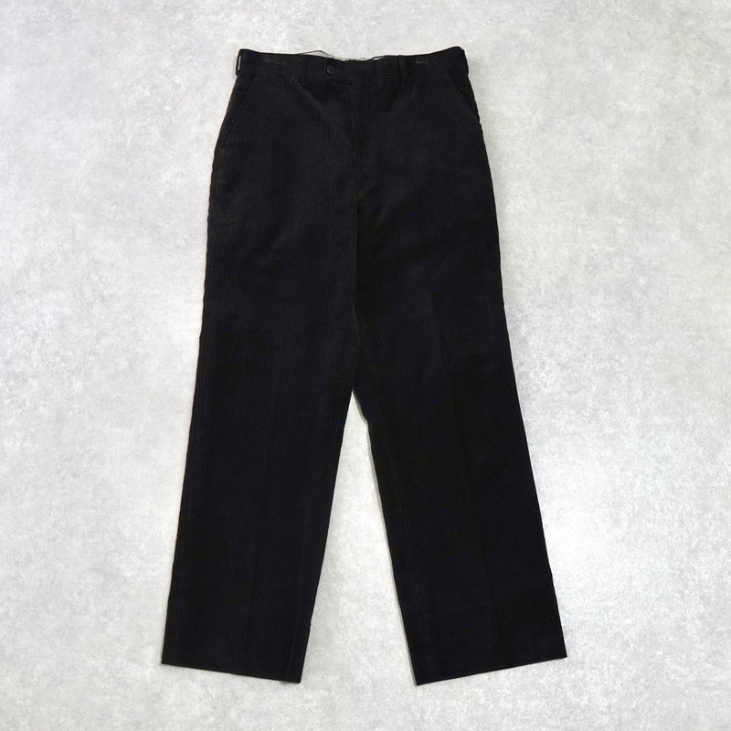 クリスチャン ディオール ヴィンテージ コーデュロイ スラックス ブラック - NEWSED