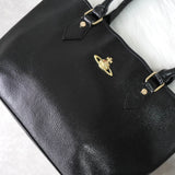 ヴィヴィアン ウエストウッド ハンドバッグ トートバッグ ブラック - NEWSED