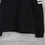 サンローラン パリ ロゴ 刺繍 パーカー ブラック タグ付き未使用品 - NEWSED