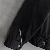 ポロ バイ ラルフローレン ナイロンジャケット フリース裏地 ロゴ刺繍 ブラック - NEWSED