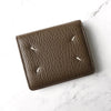 メゾン マルジェラ 四つタグ レザー 二つ折り財布 コンパクトウォレット ブラウン 箱付き