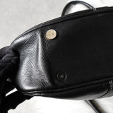 ロエベ アナグラム レザー ビジネスバッグ ハンドバッグ ブラック メンズ - NEWSED