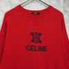 Celine Vintage Triomphe 红色针织衫