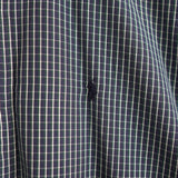 ラルフローレン 長袖シャツ ロゴ刺繍 チェック柄 ブルー - NEWSED