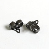 ヴィヴィアン ウエストウッド オーブ ラインストーン ピアス ガンメタル - NEWSED