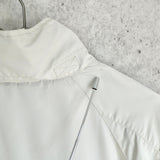 ラコステ バックロゴ ブルゾン ナイロンジャケット ロゴパッチ オフホワイト - NEWSED