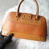 ディオール レザー ハンドバッグ 自立型 キャメル