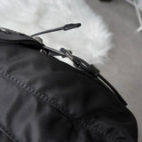 プラダ ポコノ テスート ナイロン サフィアーノレザー ロボット バックパック リュックサック ブラック ギャランティーカード付き - NEWSED