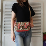 コーチ シグネチャー キャンバス ショルダーバッグ ベージュ / ピンク - NEWSED