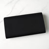Prada nylon bifold wallet with triangle logo in black