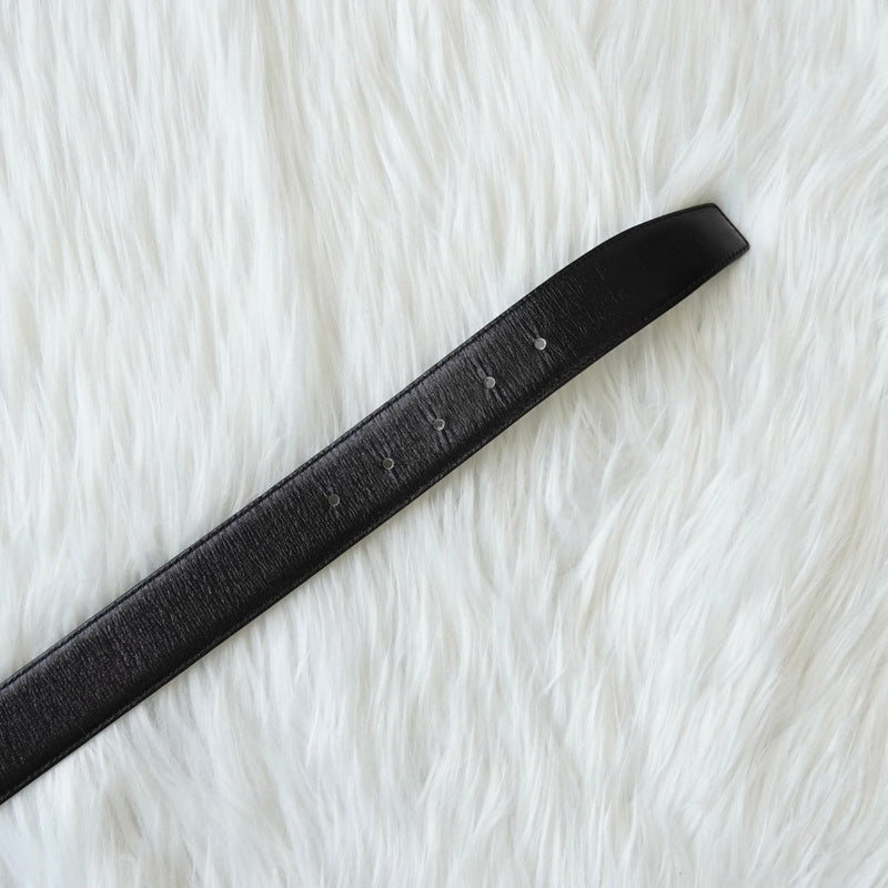 セリーヌ ヴィンテージ 輪馬車 サルキー レザー ベルト ブラック レディース - NEWSED