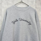 イェール 刺繍 ロゴ スウェット グレー - NEWSED