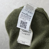 ストーンアイランド ハーフジップ ウールブレンド ニット セーター カーキ メンズ - NEWSED