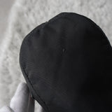 プラダ テスート ポコノ ナイロン 巾着バッグ ポーチ 三角プレート ブラック - NEWSED