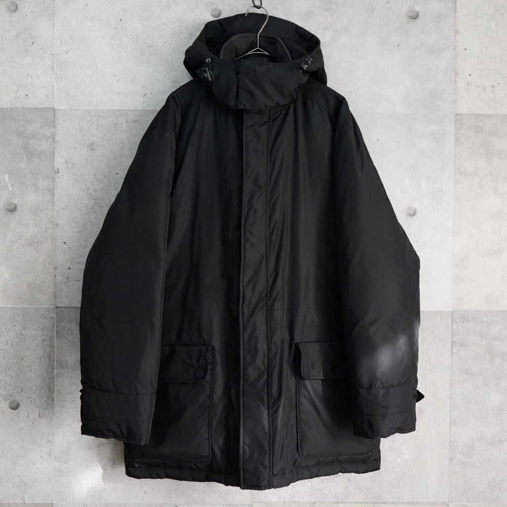 ポロ バイ ラルフローレン フーデッド ダウンジャケット フード取り外し可能 ブラック