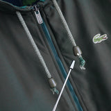 ラコステ 中綿ジャケット ブルゾン ロゴパッチ グリーン - NEWSED