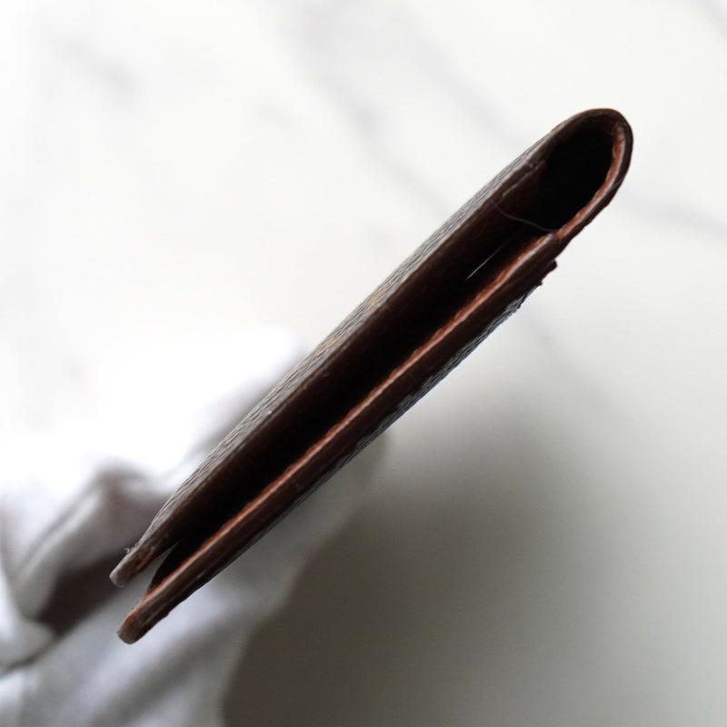 ルイヴィトン モノグラム ポルトカルトヴィジット カードケース ブラウン - NEWSED