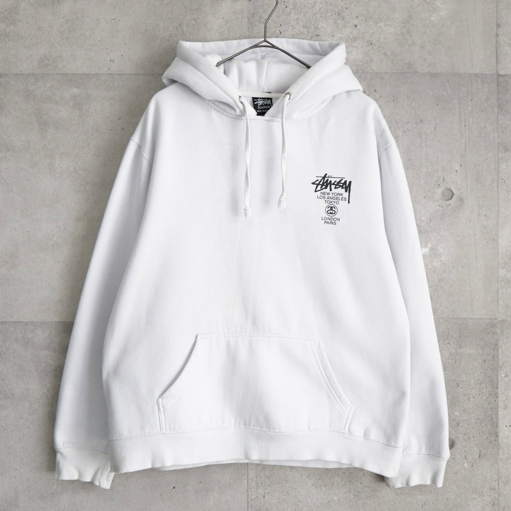Stussy Venus 世界巡回演唱会徽标连帽衫白色