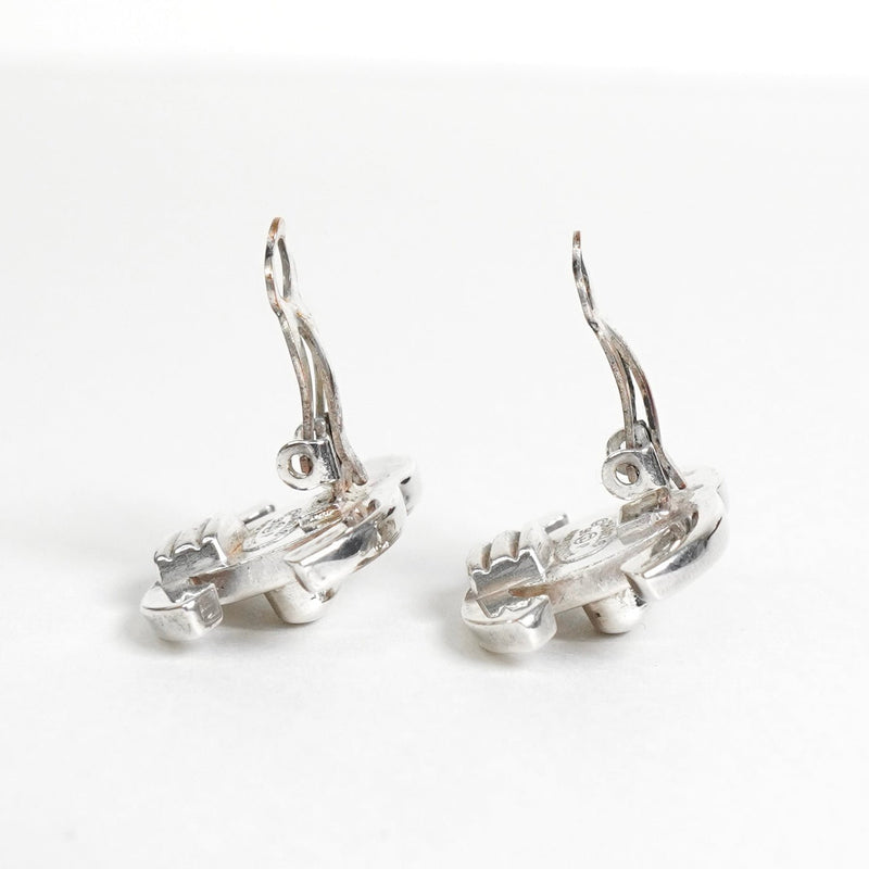 シャネル ココマーク ターンロック イヤリング シルバー - NEWSED