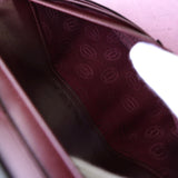 カルティエ マストライン レザー 二つ折り 長財布 ボルドー ギャランティーカード付き - NEWSED