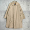 バーバリー ヴィンテージ ノバチェック裏地 ステンカラコート ベージュ
