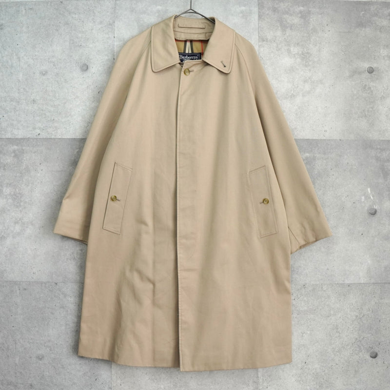 バーバリー ヴィンテージ ノバチェック裏地 ステンカラコート ベージュ - NEWSED