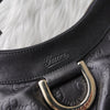 Gucci Abbey Guccissima 黑色单肩包