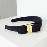 サルバトーレ フェラガモ ヴァラ リボン カチューシャ ブラック - NEWSED