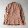 Dior narrow lapel single tailored jacket camel