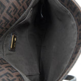 フェンディ ズッカ キャンバス/レザー ショルダーバッグ ブラウン - NEWSED