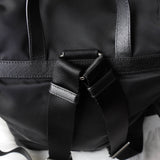 プラダ ポコノ テスート ナイロン サフィアーノレザー ロボット バックパック リュックサック ブラック ギャランティーカード付き - NEWSED