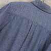 Fred Perry 徽标刺绣蓝色圆点长袖衬衫