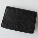 コーチ レザー チェーン ウォレットバッグ カードケース ブラック - NEWSED