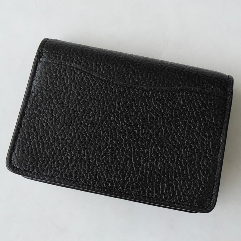 コーチ レザー チェーン ウォレットバッグ カードケース ブラック - NEWSED