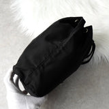 プラダ ポコノ テスート ナイロン 巾着 バッグ ポーチ ブラック - NEWSED