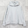 灰色 Fred Perry 徽标拉链连帽衫