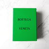 ボッテガ ヴェネタ イントレチャート マキシイントレチャート カセット 二つ折り財布 コンパクトウォレット グリーン 箱付き