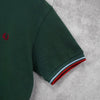 Fred Perry 绿色徽标刺绣短袖 Polo 衫