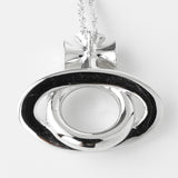 ヴィヴィアン ウエストウッド オーブ シルバー ネックレス - NEWSED