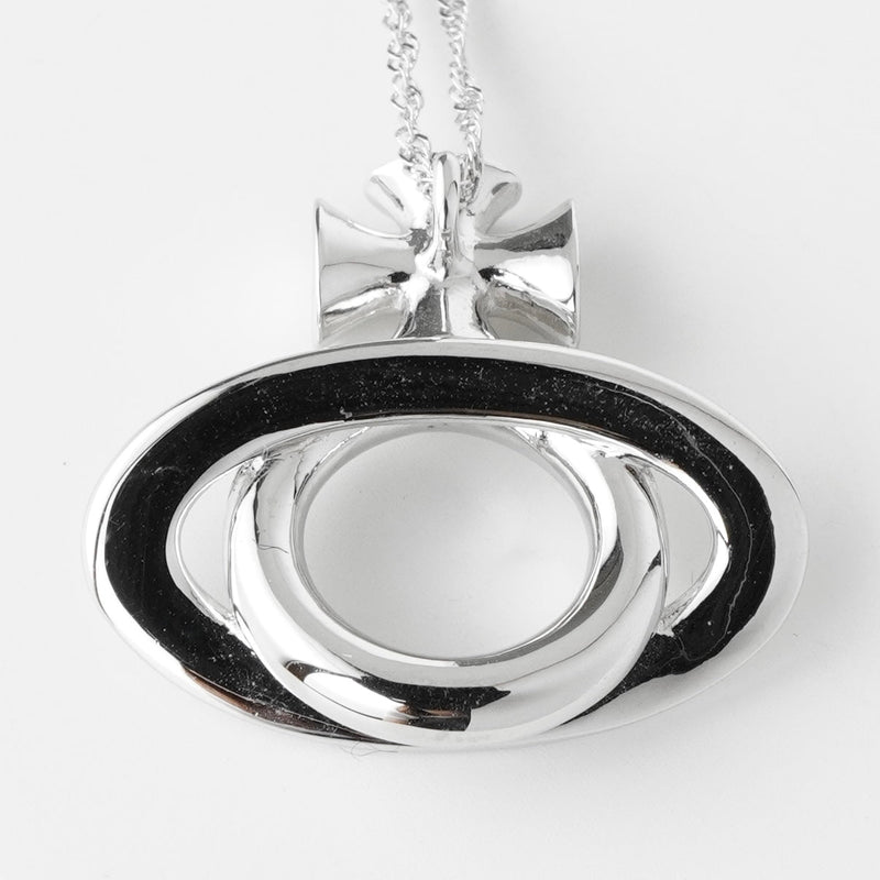 ヴィヴィアン ウエストウッド オーブ シルバー ネックレス - NEWSED